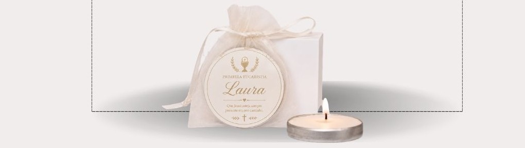 Vela personalizada Candor Ateliê — Vela Latinha